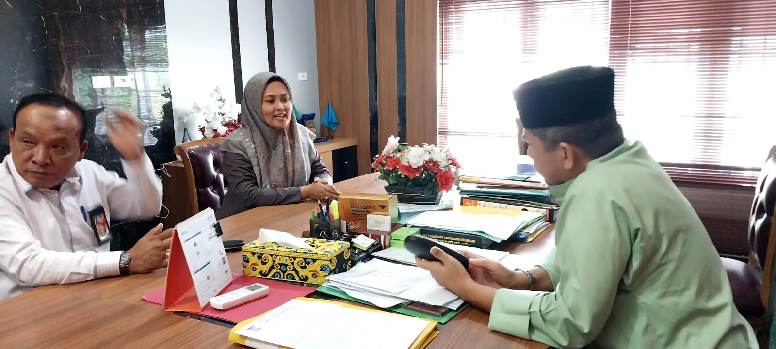 Indonesian Diabetes Center Universitas Pahlawan Temui Dinas Kesehatan Kabupaten Kampar Tentang Program Pencegahan dan Pengendalian Penyakit Diabetes di Kabupaten Kampar