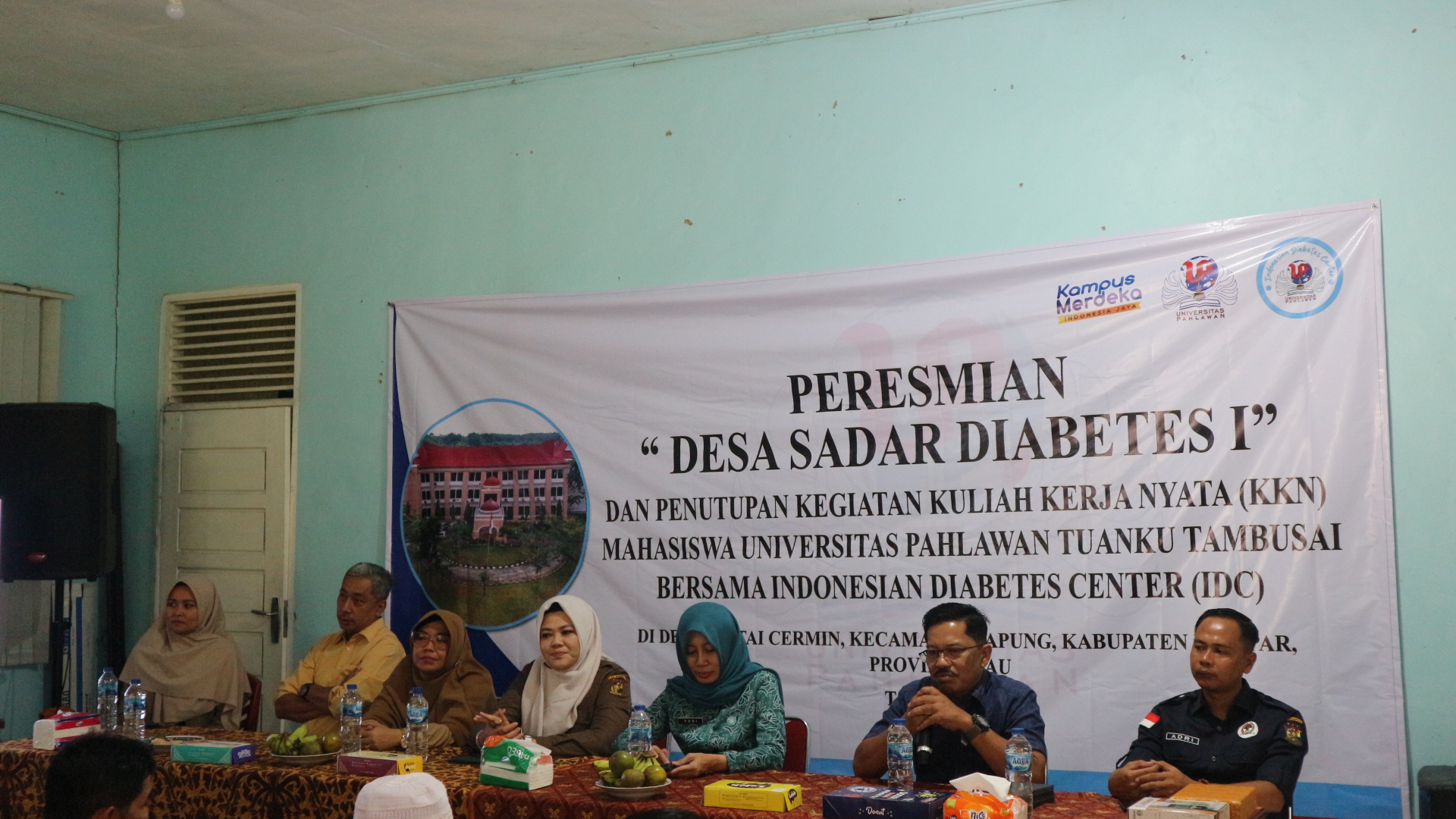 Indonesian Diabetes Center (IDC) Universitas Pahlawan Meresmikan Desa Sadar Diabetes I, Dihadiri oleh Ketua PKK Kabupaten Kampar