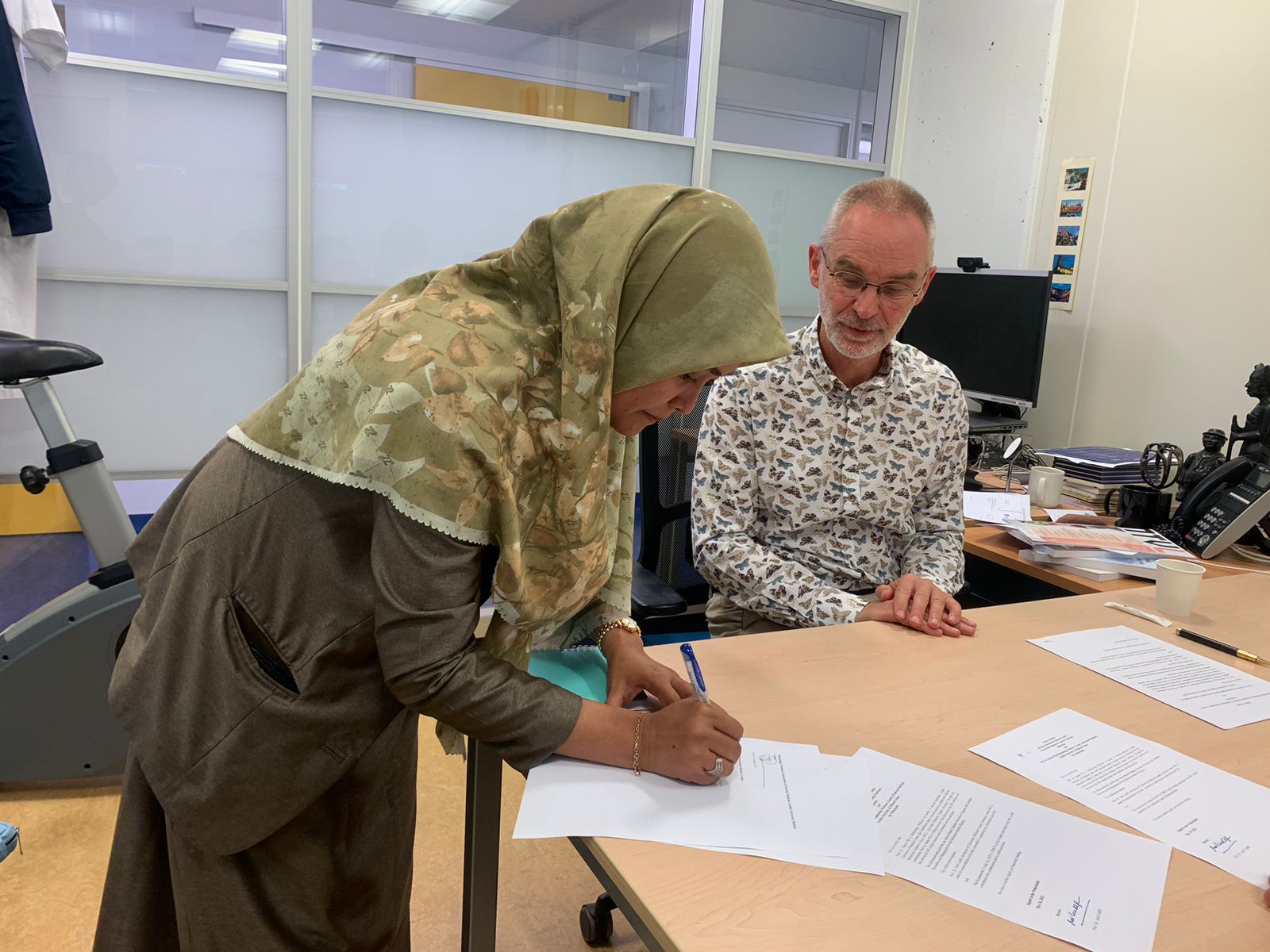 Penandatanganan Letter of Intent  kerjasama antara Indonesian Diabetes Center UP (IDC) dengan Leiden University Medical Center (LUMC), Belanda.